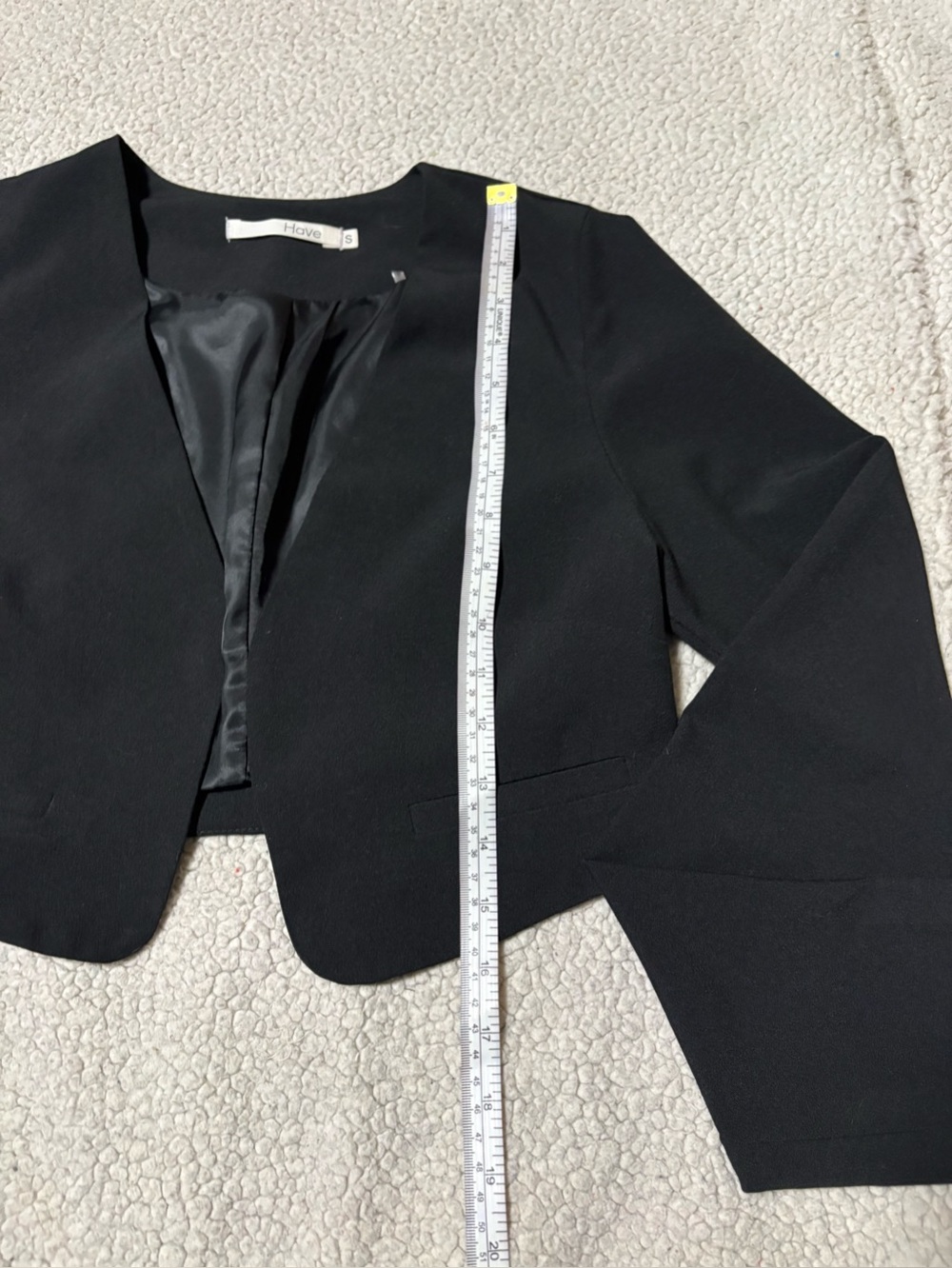 Cropped Blazer Jacket - Picture 4 of 7